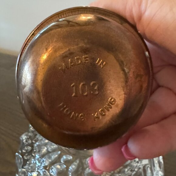 Brass Mini Hurricane Oil Lamp – Vintage - So Cute & Collectible! - Picture 2 of 6